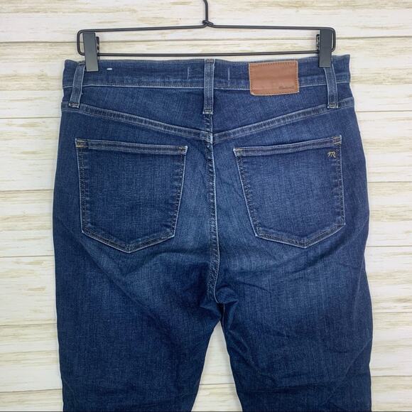 Madewell 10” High Rise Dark Wash Skinny Jeans - Picture 6 of 9